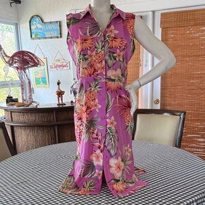 G by Giuliana Pink Floral Midi Dress